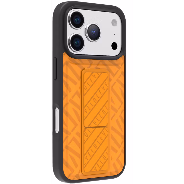 LEVELO MORPHIX CUERO IPHONE 17 PRO GRIPSTAND CASE SUNRISE ORANGE LVLMRPCGIP17PSORG thumbnail 7