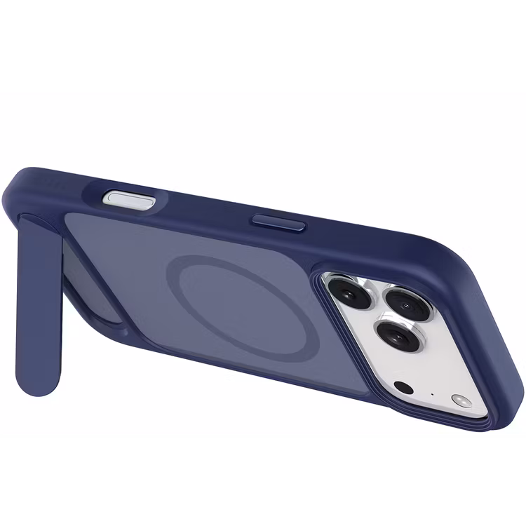LEVELO MATTEO IPHONE 17 PRO HYBRID KICKSTAND CASE DARK BLUE LVLMTO17PDBK thumbnail 8