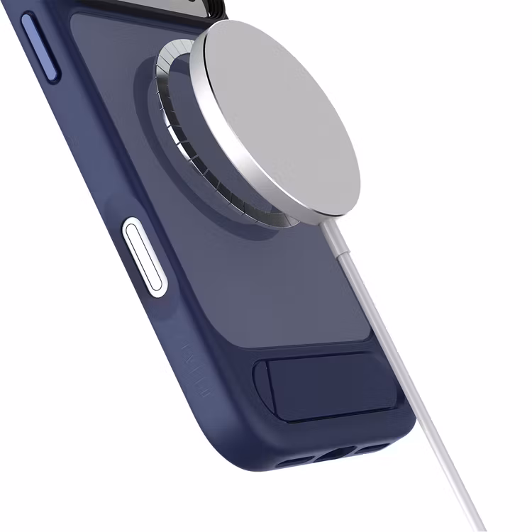 LEVELO MATTEO IPHONE 17 PRO MAX HYBRID KICKSTAND CASE DARK BLUE LVLMTO17PMDBK thumbnail 2