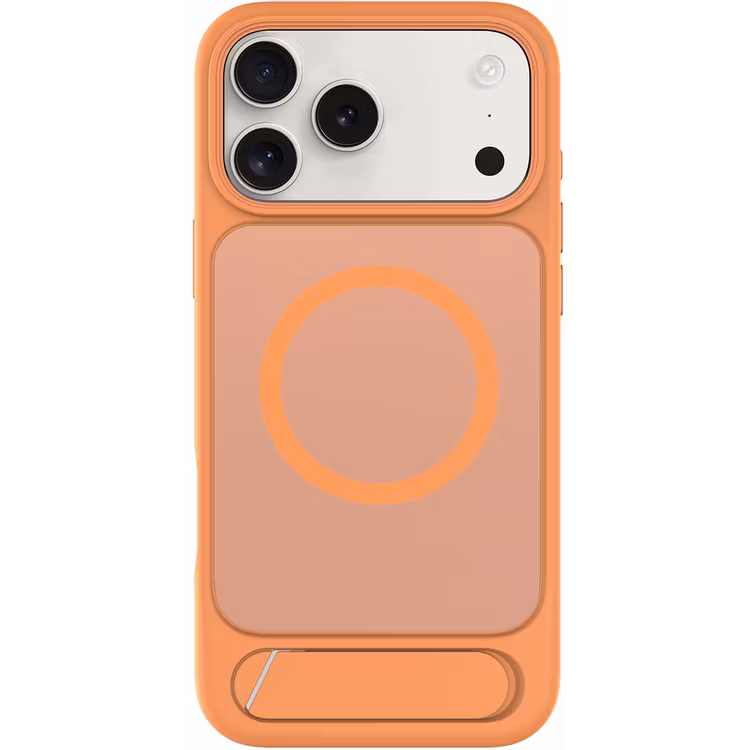 LEVELO MATTEO IPHONE 17 PRO MAX HYBRID KICKSTAND CASE ORANGE LVLMTO17PMORG thumbnail 12