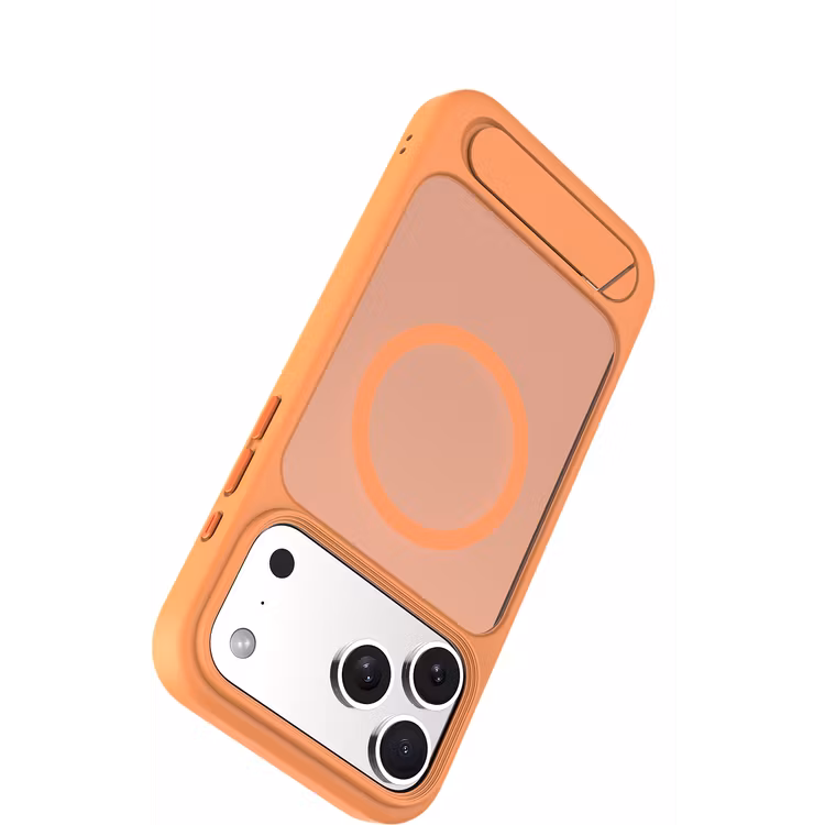 LEVELO MATTEO IPHONE 17 PRO HYBRID KICKSTAND CASE ORANGE LVLMTO17PORG thumbnail 6