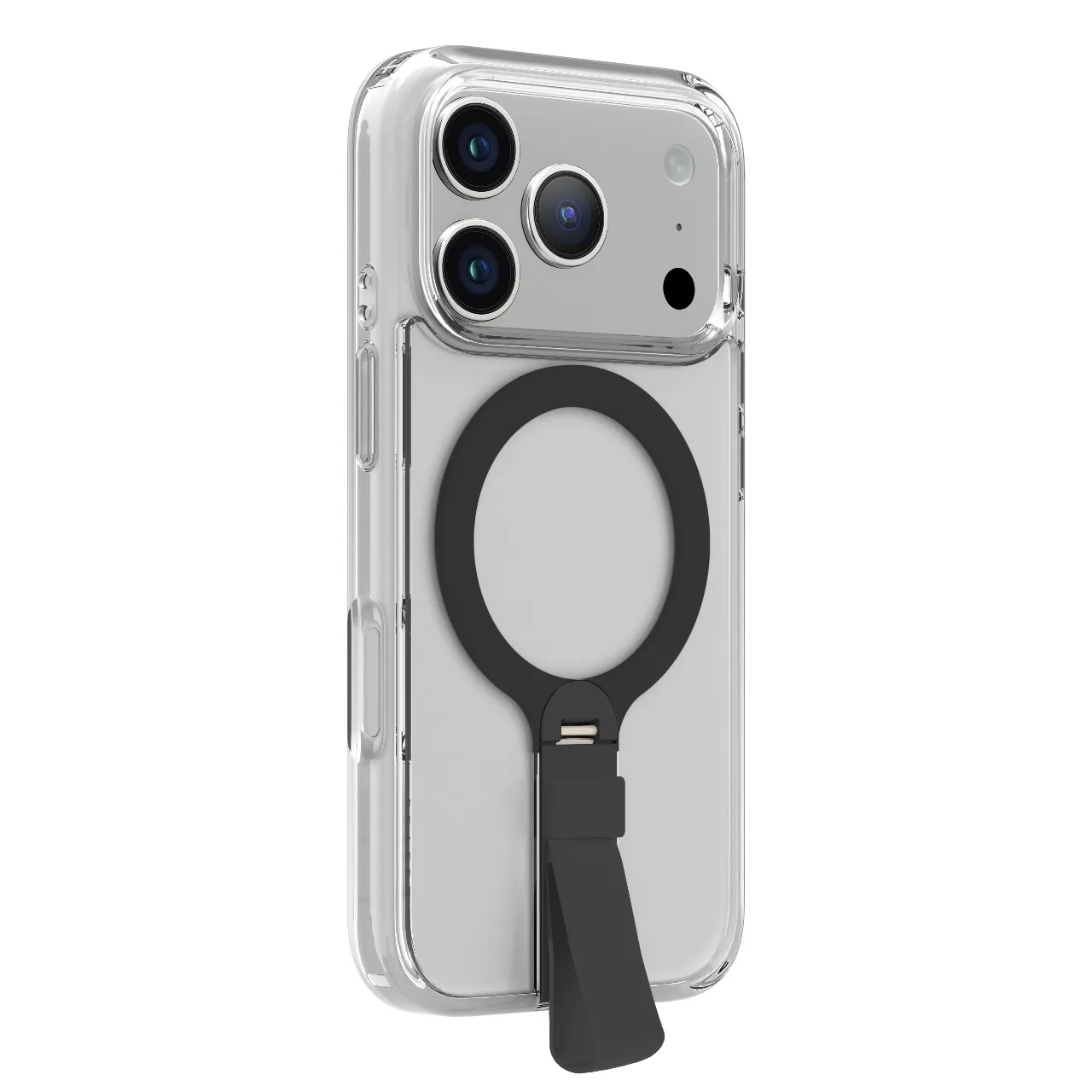 LEVELO SPIRA IPHONE 17 PRO GRIP CASE PHANTOM BLACK LVLSPRC17PPHBK