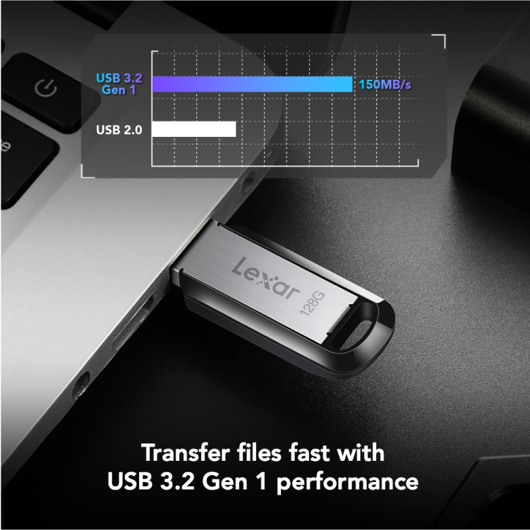 Lexar® JumpDrive® M400 USB 3.2 Gen 1 Flash Drive - Fast, Secure, and Portable Data Storage in a Sleek Design thumbnail 8