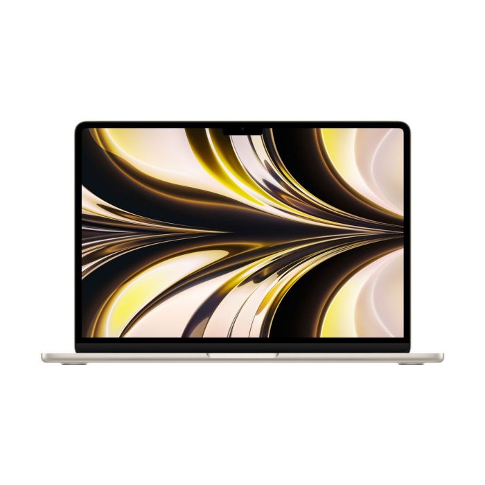 APPLE MACBOOK AIR 13 INCH M2 CHIP 8 CORE CPU 8 CORE GPU 16GB 256GB STARLIGHT ARABIC MC7W4