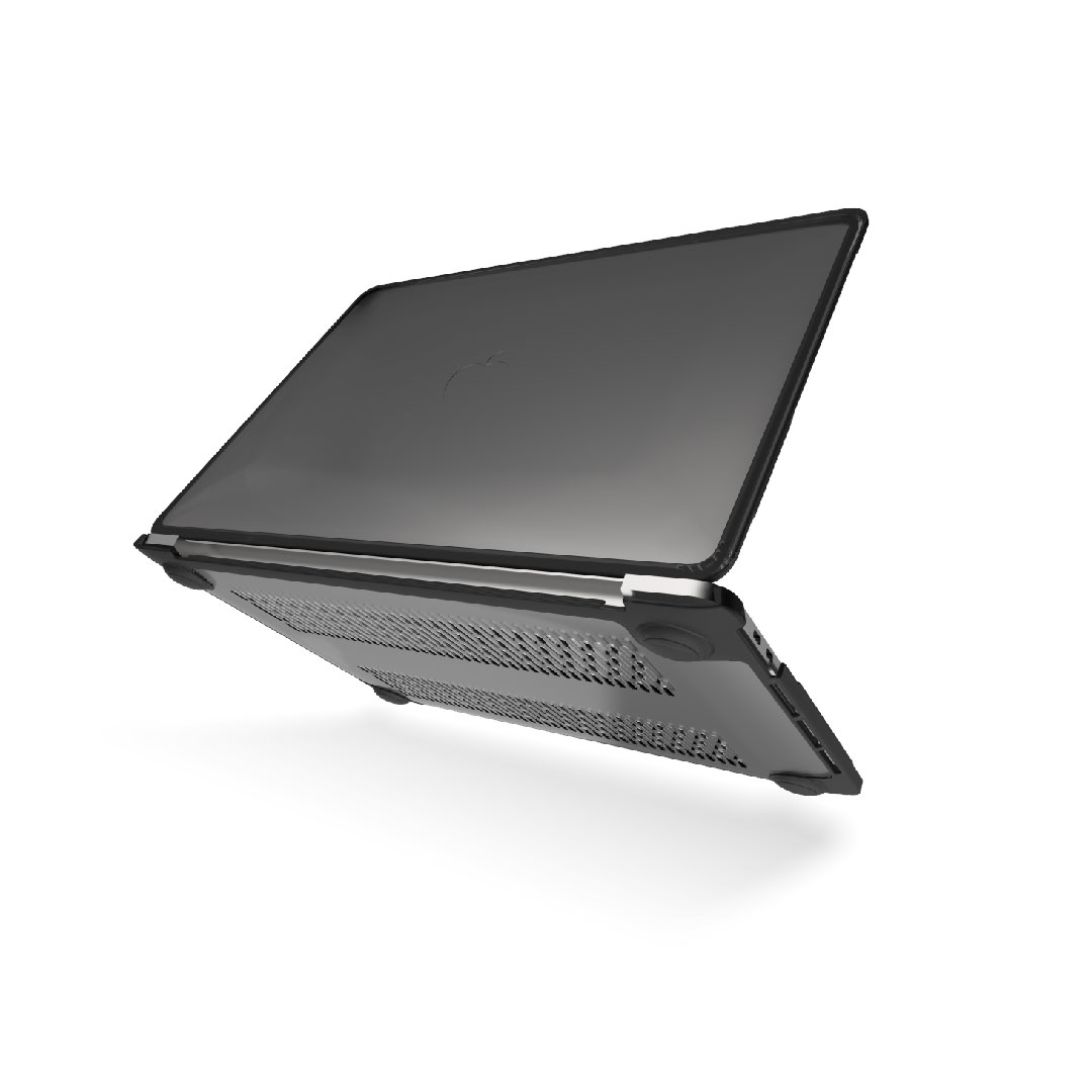 BLUPEBBLE FROST SNAPSHELL FOR MACBOOK PRO 13.3 INCH (2022) BLACK BP-MBBFS13PRO-BLK