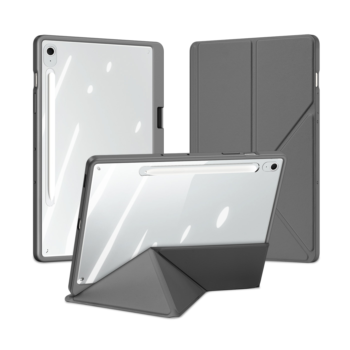 DUXDUCIS MAGI SAMSUNG TAB S10 FE PLUS CASE GREY MAGI0099