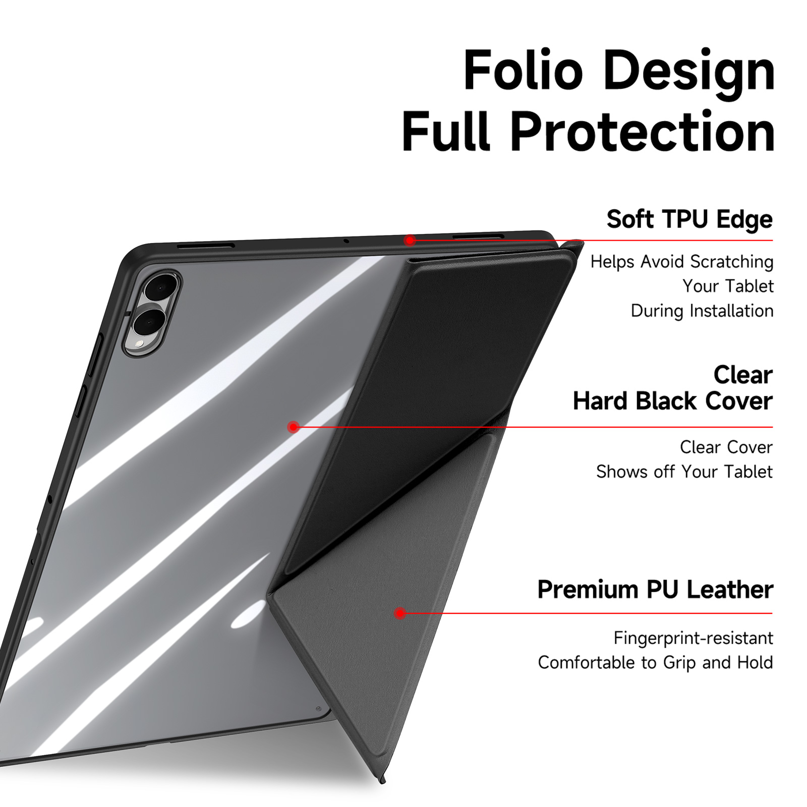 DUXDUCIS SAMSUNG TAB S11 ULTRA MAGI SERIES CASE GREY MAGI0119 thumbnail 3