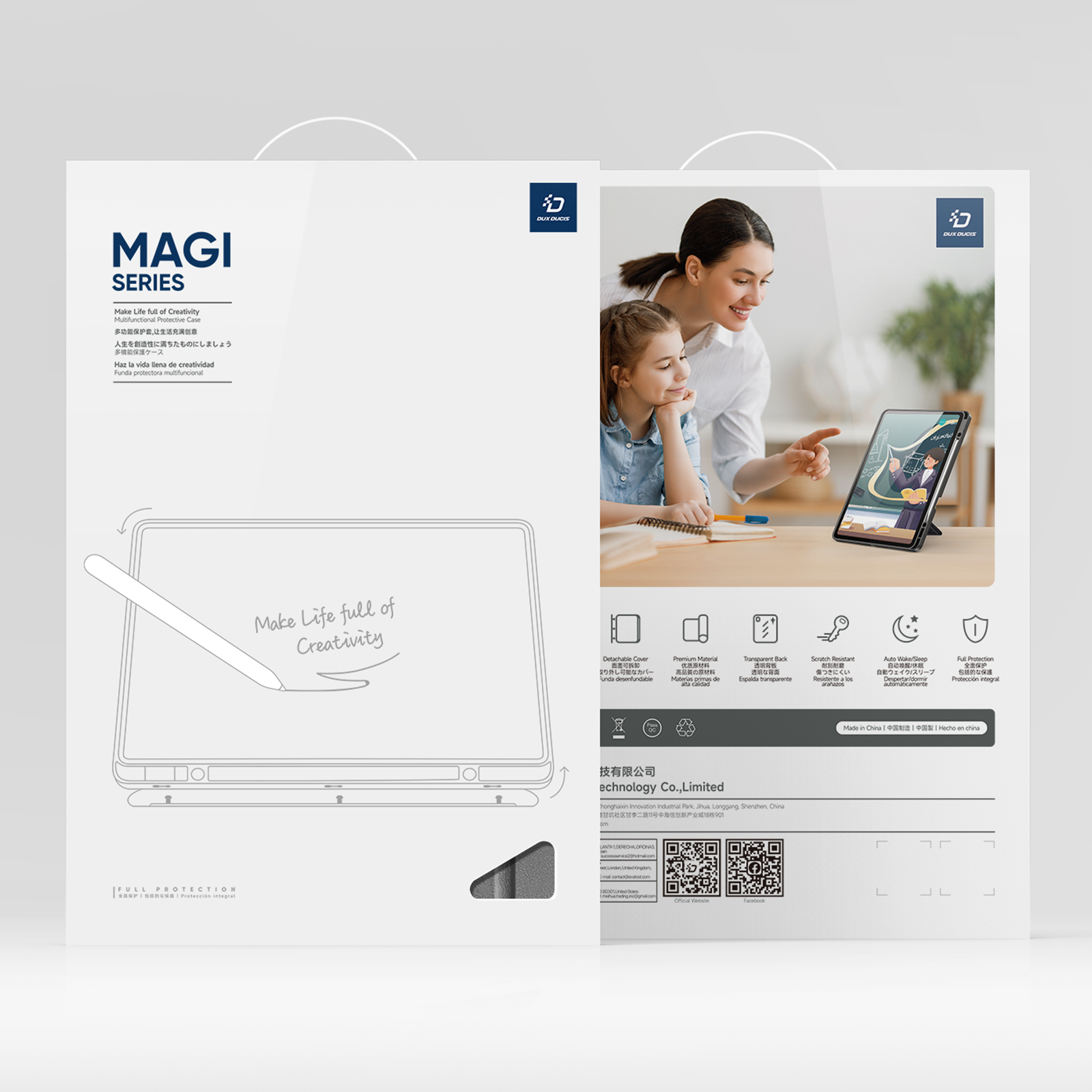 DUXDUCIS SAMSUNG TAB S11 MAGI SERIES CASE GREY MAGI0113 thumbnail 10