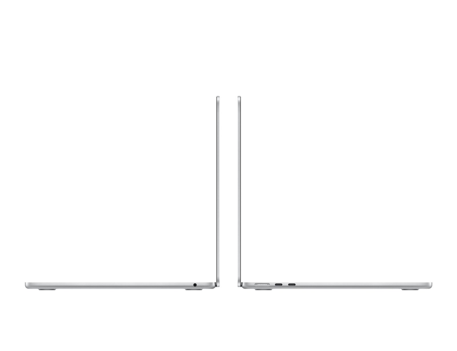 Apple MacBook Air 13-Inch with M3 Chip, 8-Core CPU, 10-Core GPU, 16GB RAM, 512GB SSD in Silver - Arabic Keyboard Layout (MXCT3) thumbnail 2