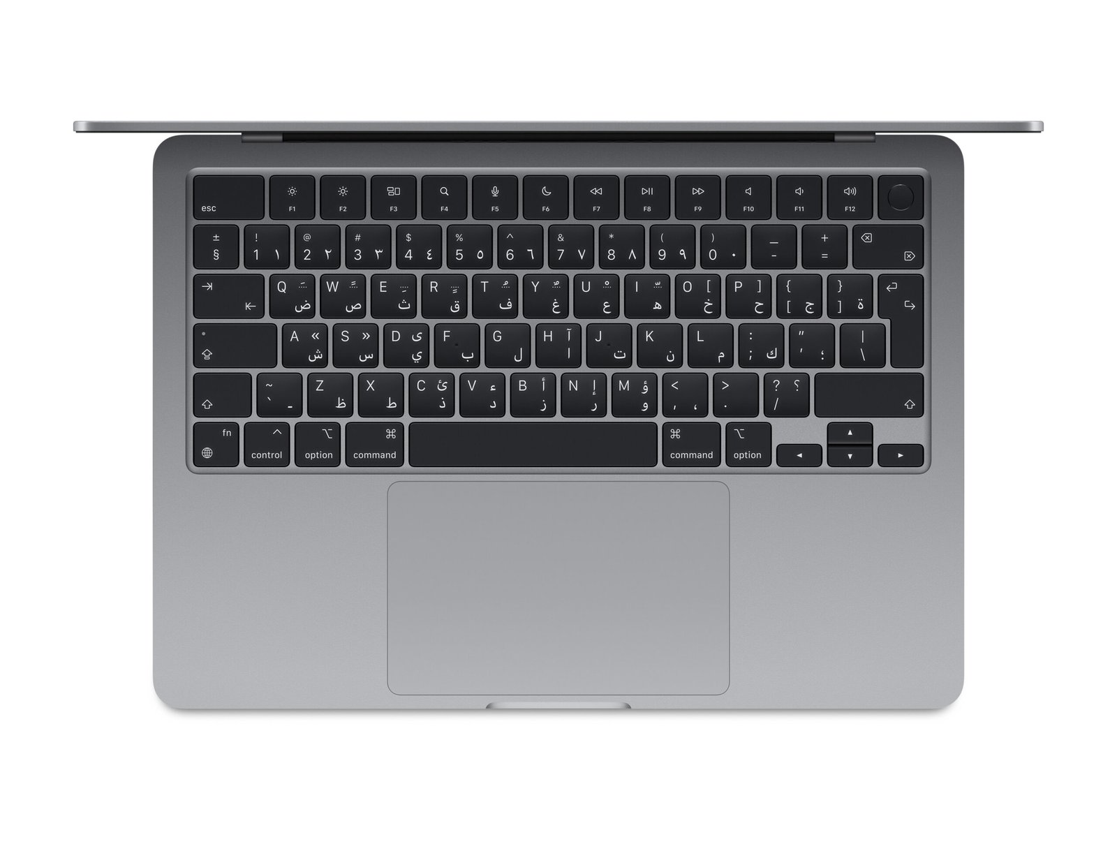 APPLE MACBOOK AIR 13 INCH M3 CHIP WITH 8 CORE CPU 8 CORE GPU 16GB 256GB SSD SPACE GREY ARBIC MC8G4 thumbnail 7
