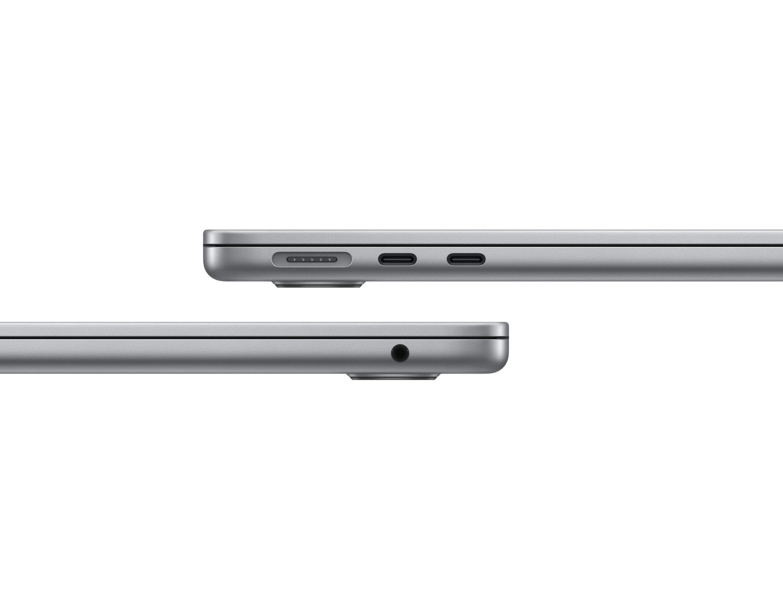 APPLE MACBOOK AIR 13 INCH M3 CHIP WITH 8 CORE CPU 8 CORE GPU 16GB 256GB SSD SPACE GREY ARBIC MC8G4 thumbnail 3