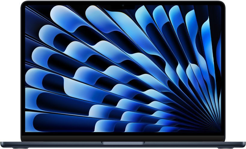 APPLE MACBOOK AIR 13 INCH M3 CHIP WITH 8-CORE CPU AND 10-CORE GPU 16GB 512GB SSD-MIDNIGHT ARB MXCV3