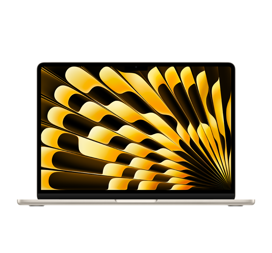 APPLE MACBOOK AIR 13-INCH M4 CHIP WITH 10-CORE CPU AND 10-CORE GPU 16GB 1TB SSD STARLIGHT ENG MDG54