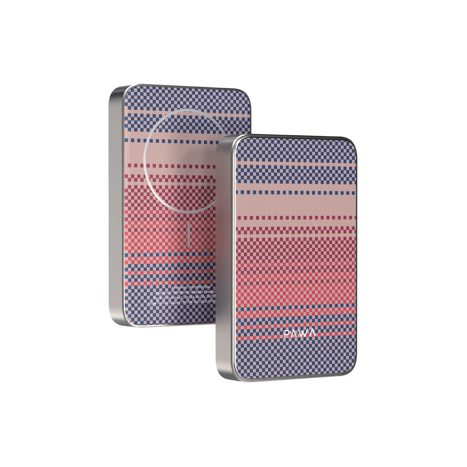 PAWA SUNSET WOVEN DESIGN MAGSAFE POWER BANK 10000MAH SUNRISE ORANGE PW-PB10235M-OR