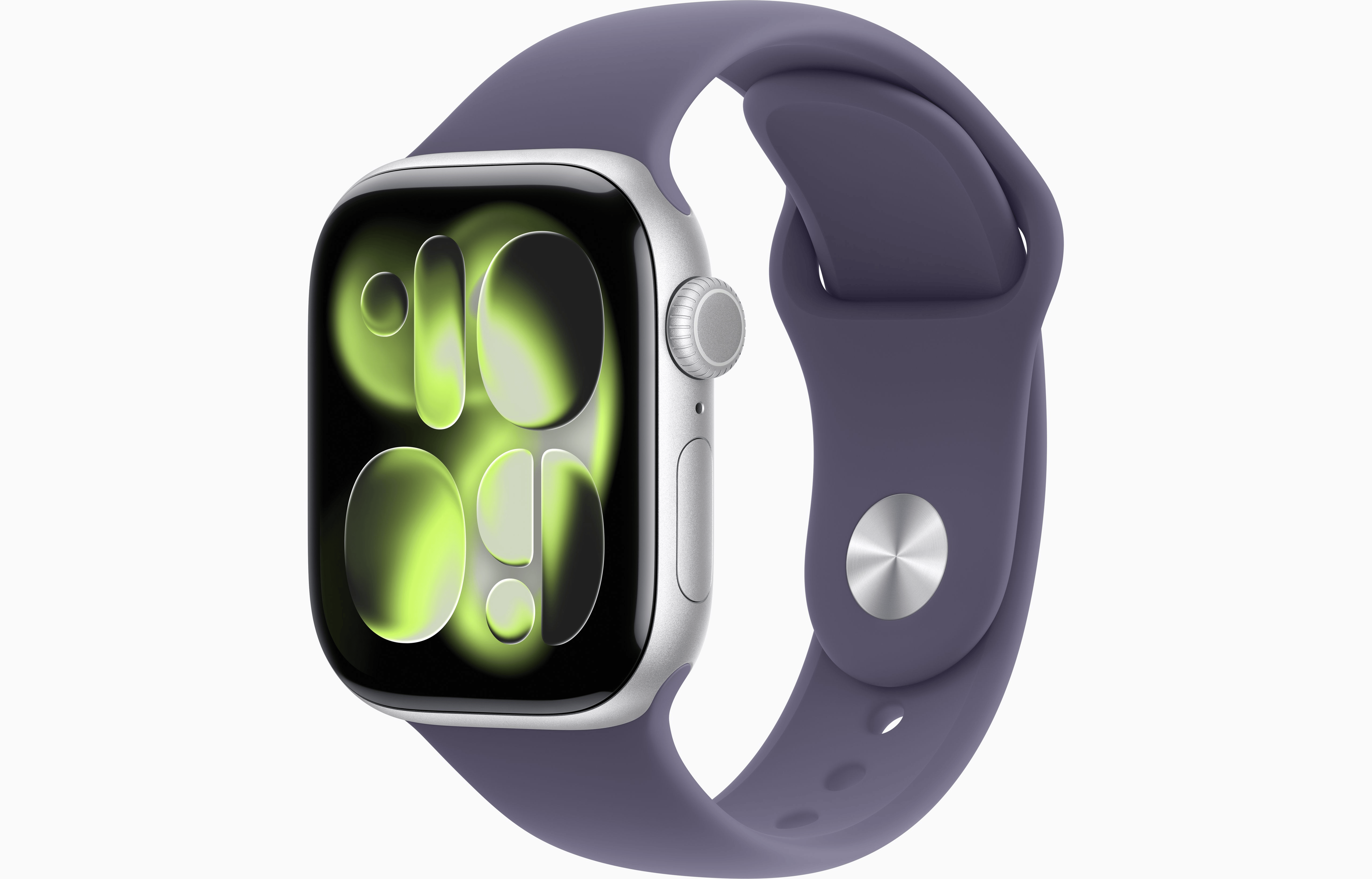 APPLE WATCH SERIES 11 42MM GPS+CELLULAR SILVER ALUMINIUM PURPLE FOG SPORT BAND M-L MF8J4