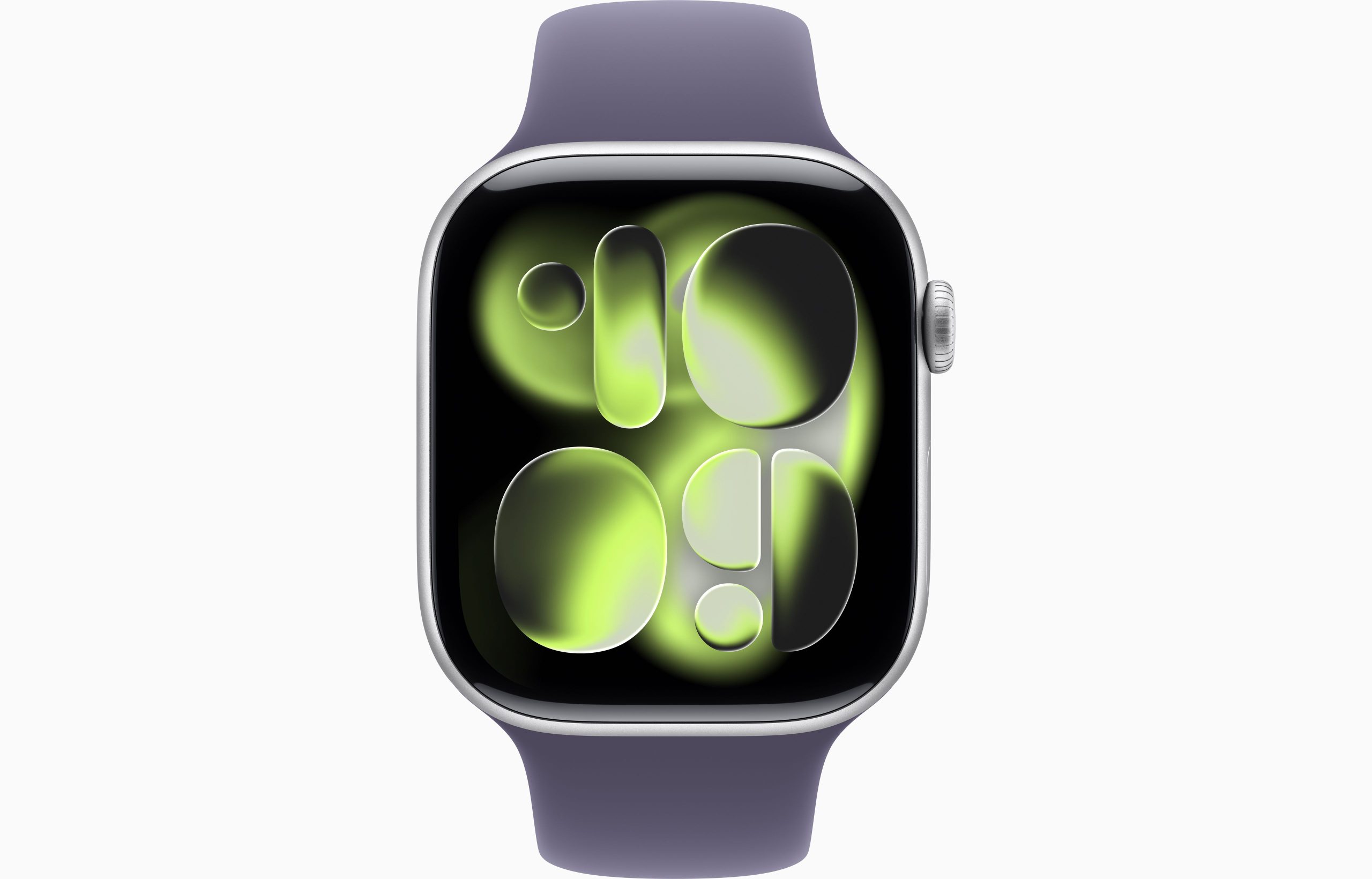 APPLE WATCH SERIES 11 GPS 42MM 2025 SILVER ALUMINIUM CASE WITH PURPLE FOG SPORT BAND - S/M MEU64 thumbnail 3