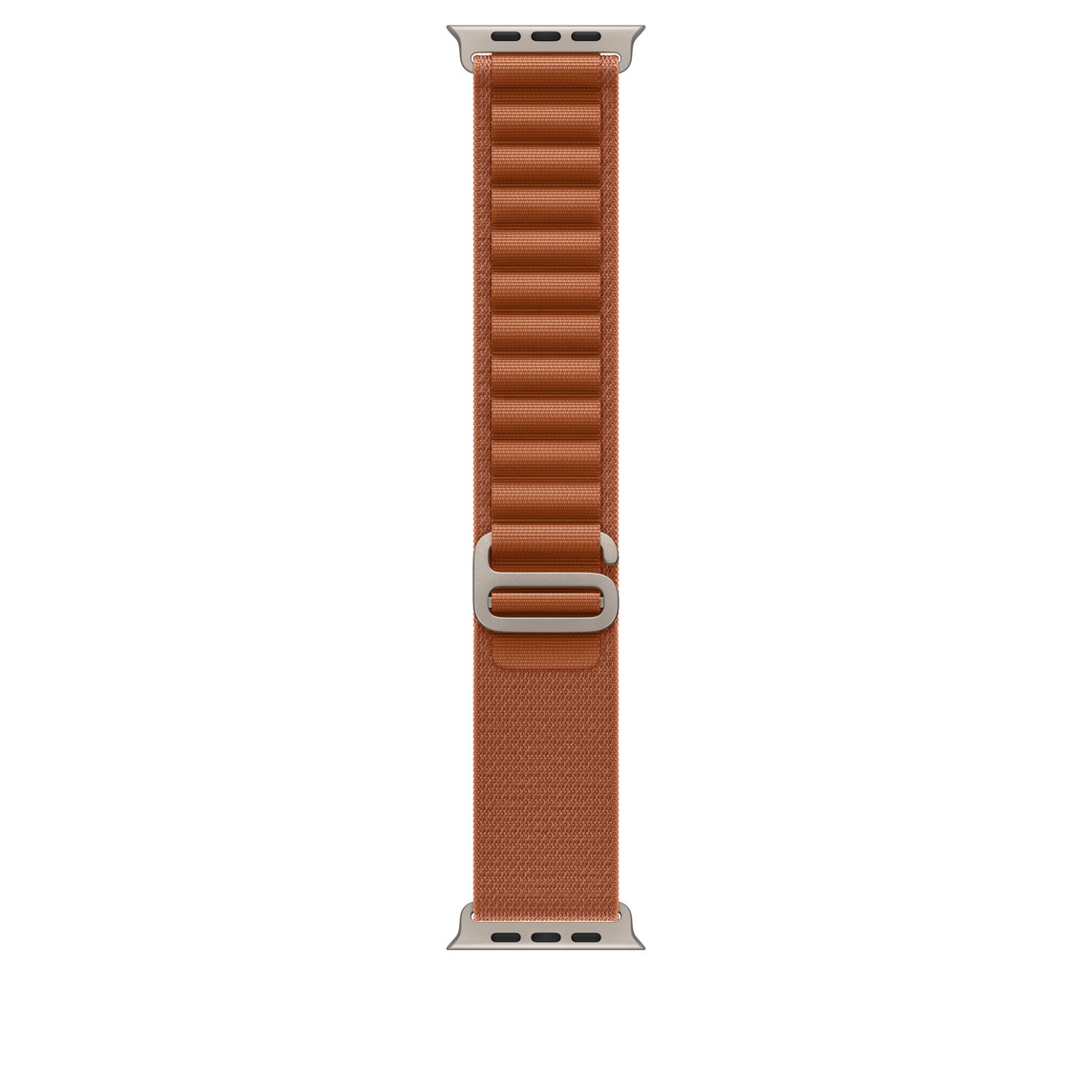 APPLE WATCH 49MM TERRA COTTA NATURAL TITANIUM ALPINE LOOP LARGE MFTD4