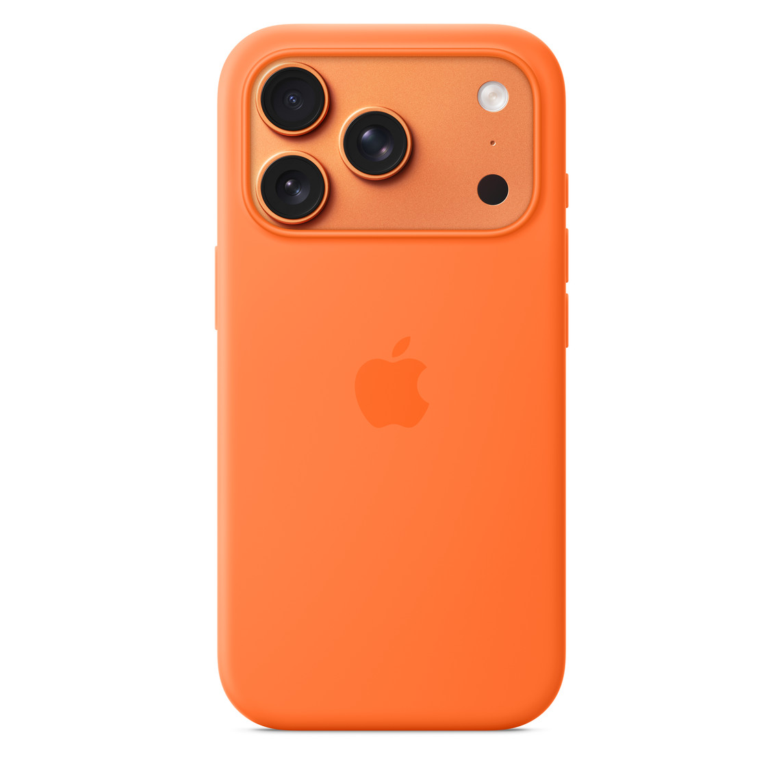APPLE IPHONE 17 PRO SILICONE CASE WITH MAGSAFE ORANGE MGFE4