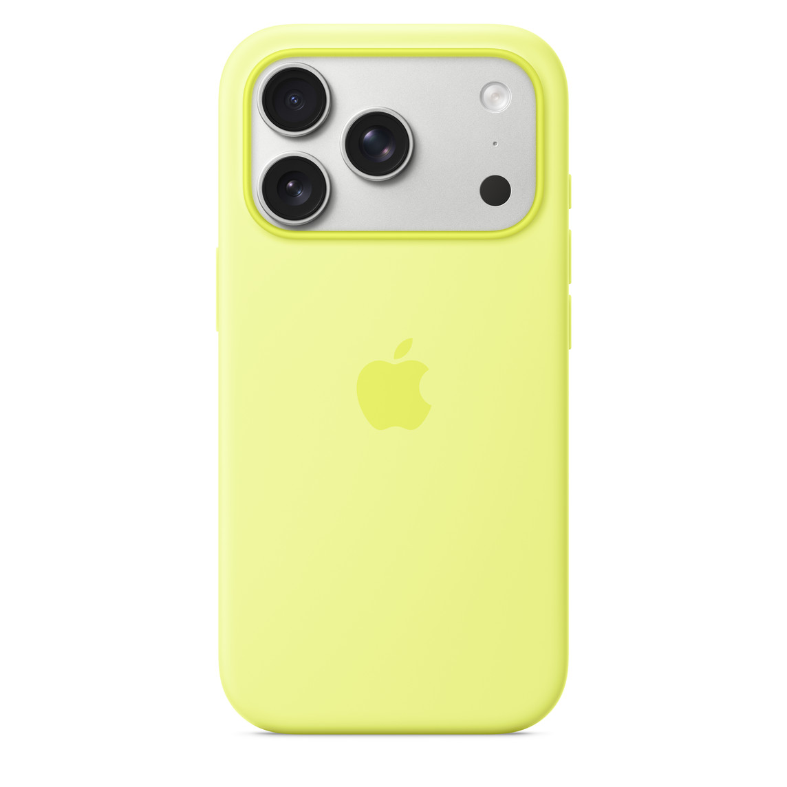 APPLE IPHONE 17 PRO SILICONE CASE WITH MAGSAFE NEON YELLOW MGFF4