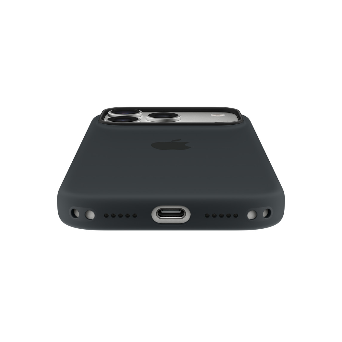 APPLE IPHONE 17 PRO SILICONE CASE WITH MAGSAFE MIDNIGHT MGFH4 thumbnail 2