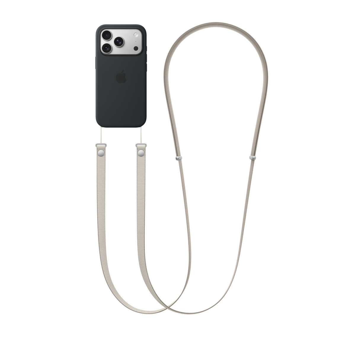 APPLE CROSSBODY STRAP TAN MGGK4