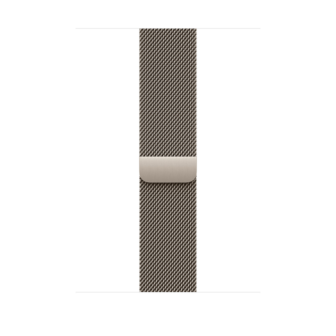 APPLE WATCH 46MM NATURAL MILANESE LOOP BAND S/M MGJ24