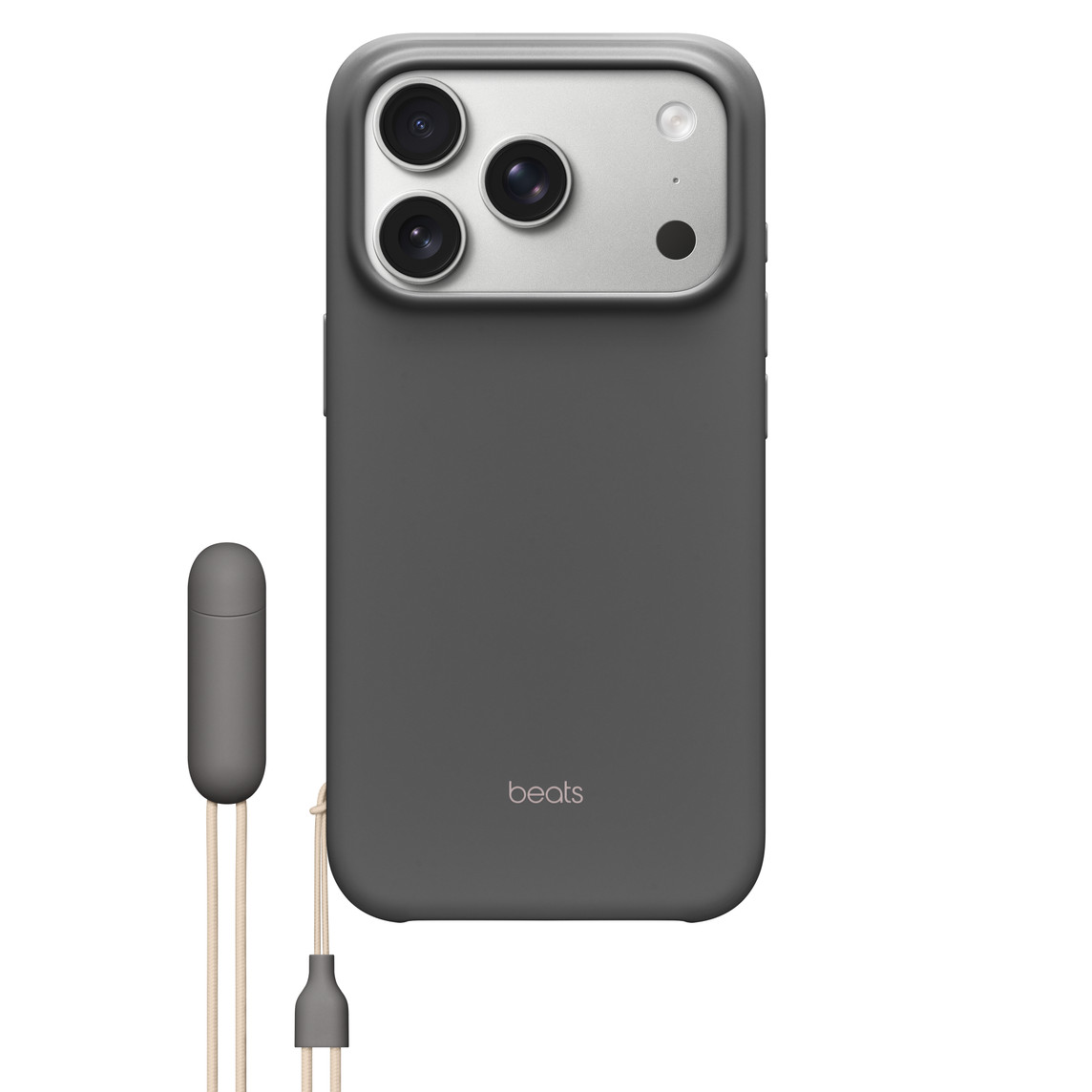 BEATS IPHONE 17 PRO KICKSTAND CASE WITH MAGSAFE AND CAMERA CONTROL GRANITE GRAY MGY74