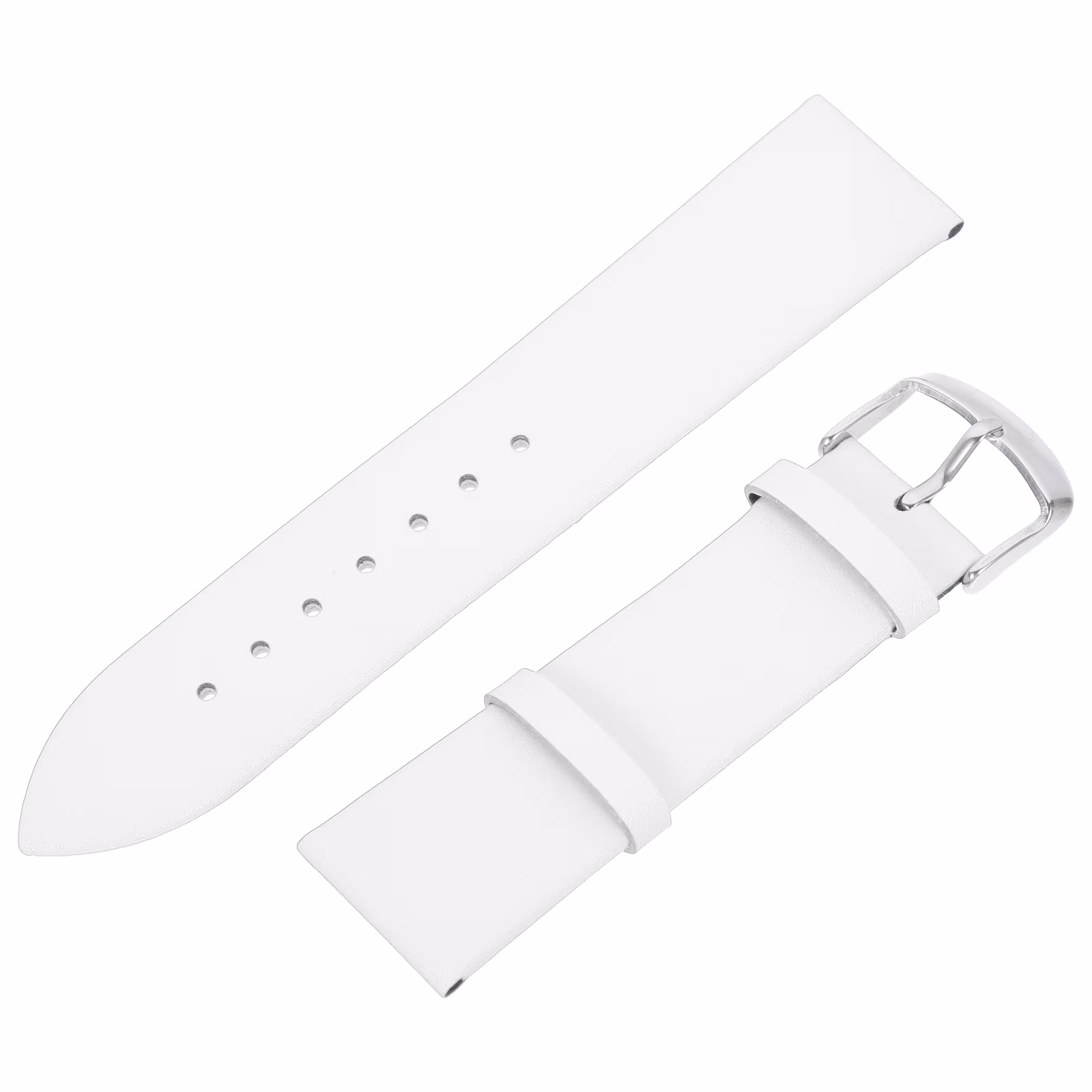 WHOOP 5.0 LEATHER WRISTBAND STRAP WHITE