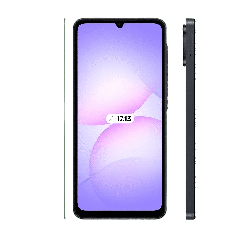 SAMSUNG GALAXY A07 8GB-256GB BLACK SM-A075FDS thumbnail 3