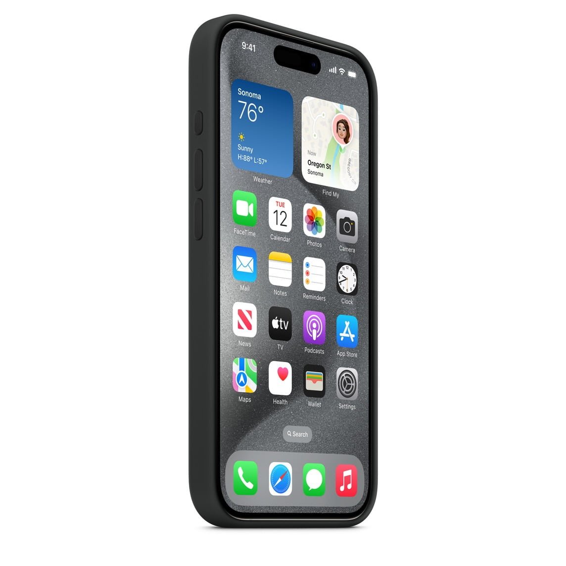 APPLE IPHONE 15 PRO SILICONE CASE WITH MAGSAFE thumbnail 2