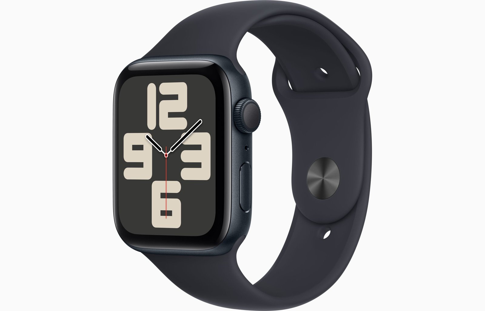 APPLE WATCH SE (2ND GENERATION) GPS 44MM MIDNIGHT ALUMINUM CASE WITH MIDNIGHT SPORT BAND S/M MRE73