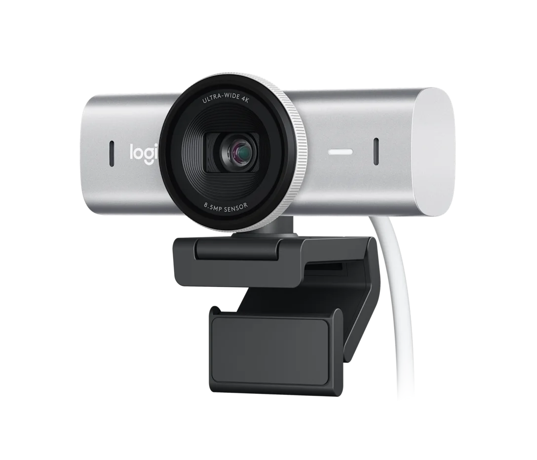 LOGITECH MX BRIO 4K ULTRA HD WEBCAM PALE GRAY 960-001554