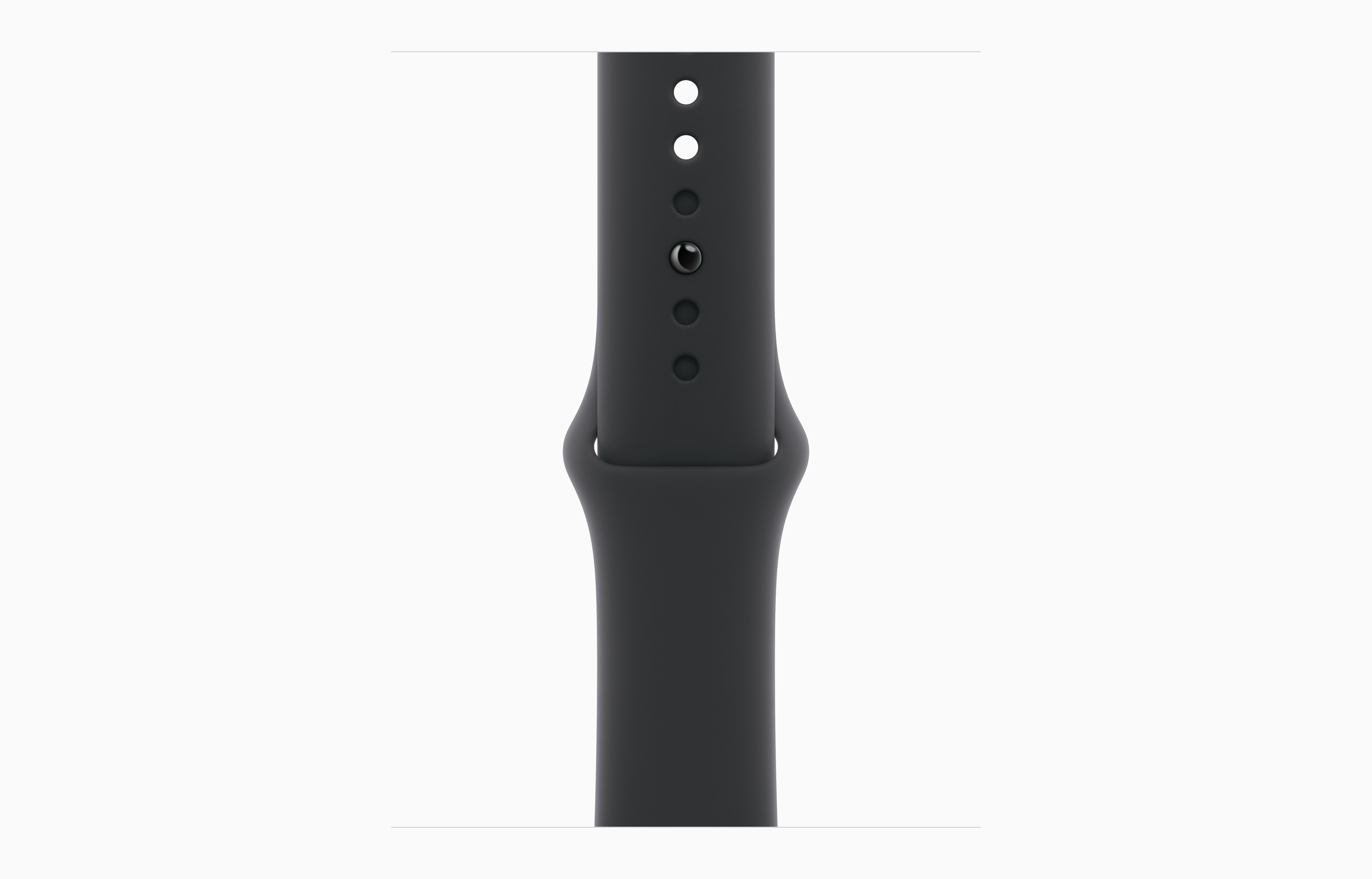 APPLE WATCH SERIES 11 GPS 42MM SPACE GREY ALUMINIUM CASE WITH BLACK SPORT BAND S/M MEQW4 thumbnail 3