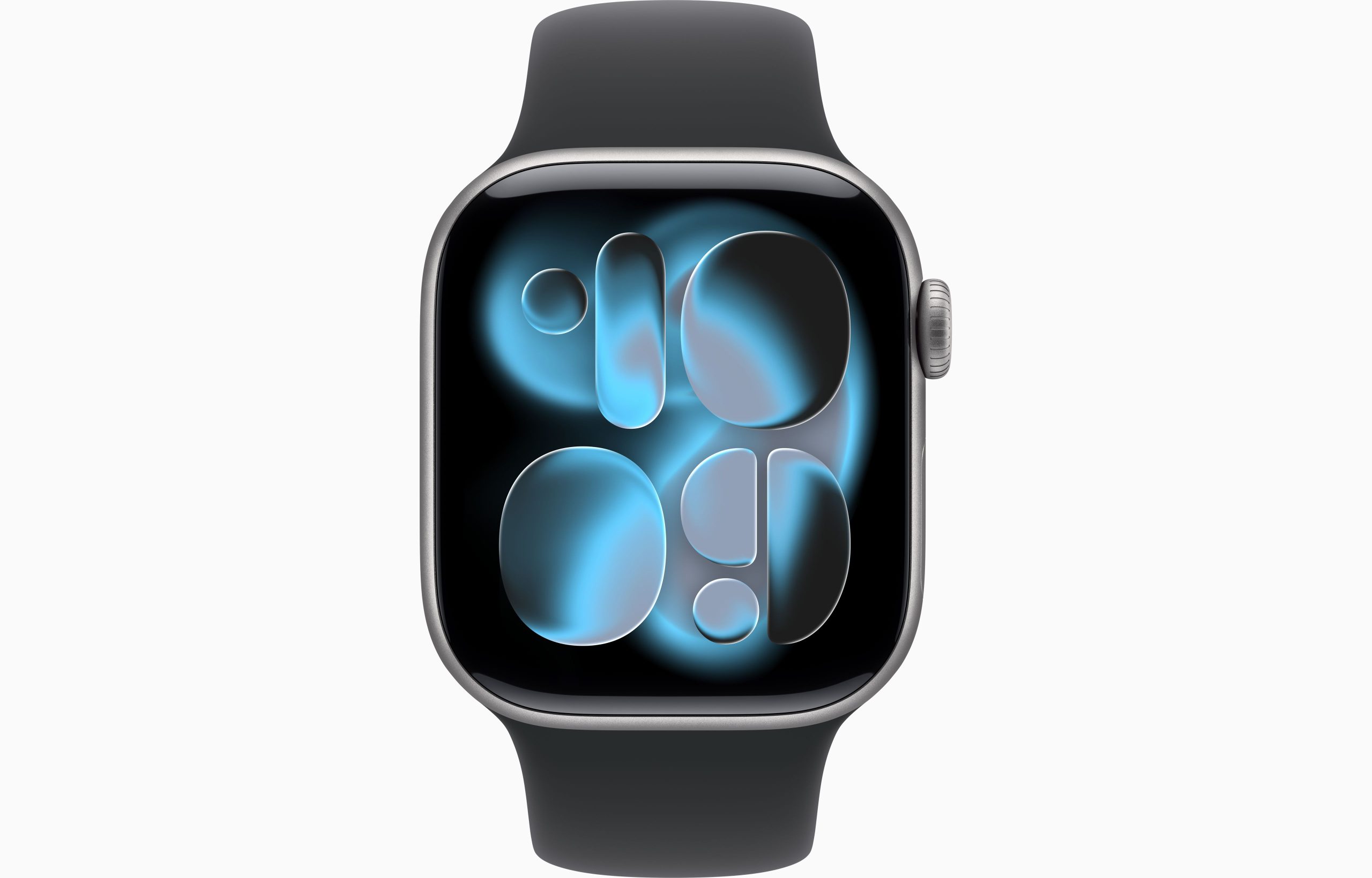 APPLE WATCH SERIES 11 GPS 42MM 2025 SPACE GREY ALUMINIUM CASE WITH BLACK SPORT BAND - M/L MEQX4 thumbnail 2