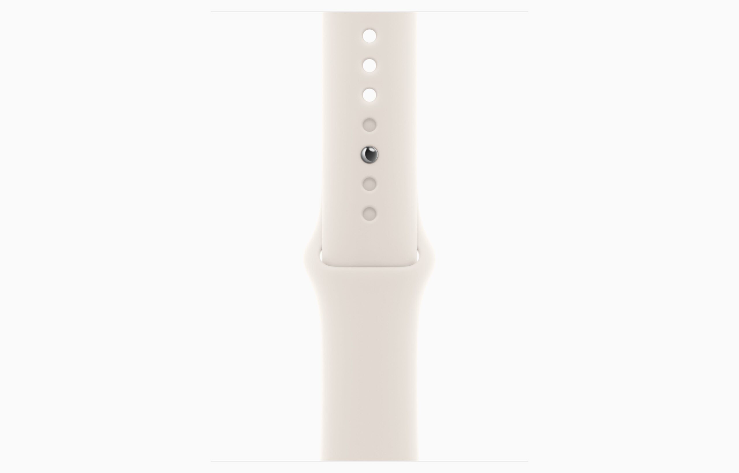 APPLE WATCH SE GPS 44MM STARLIGHT ALUMINIUM CASE WITH STARLIGHT SPORT BAND S/M MNTD3 thumbnail 2
