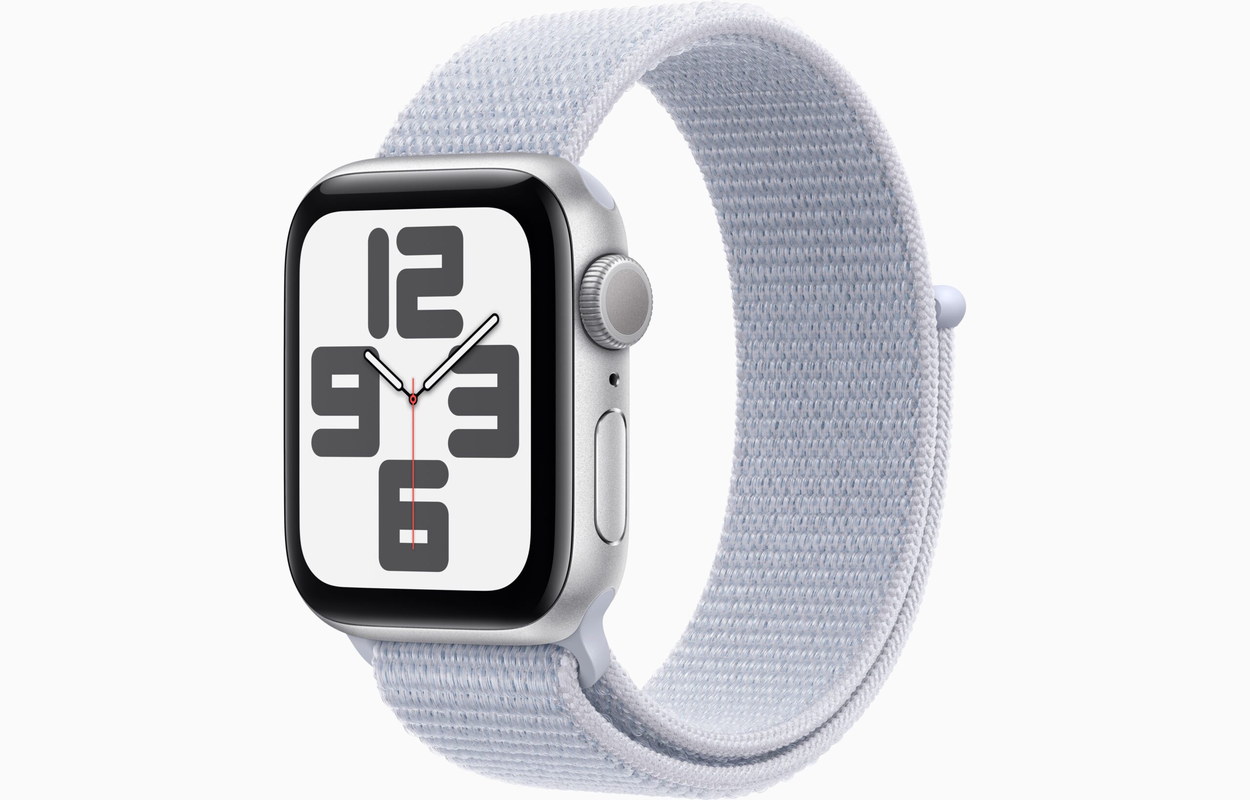 APPLE WATCH SE 2ND GENERATION 40MM GPS SILVER ALUMINIUM WITH BLUE CLOUD SPORT LOOP MXEE3