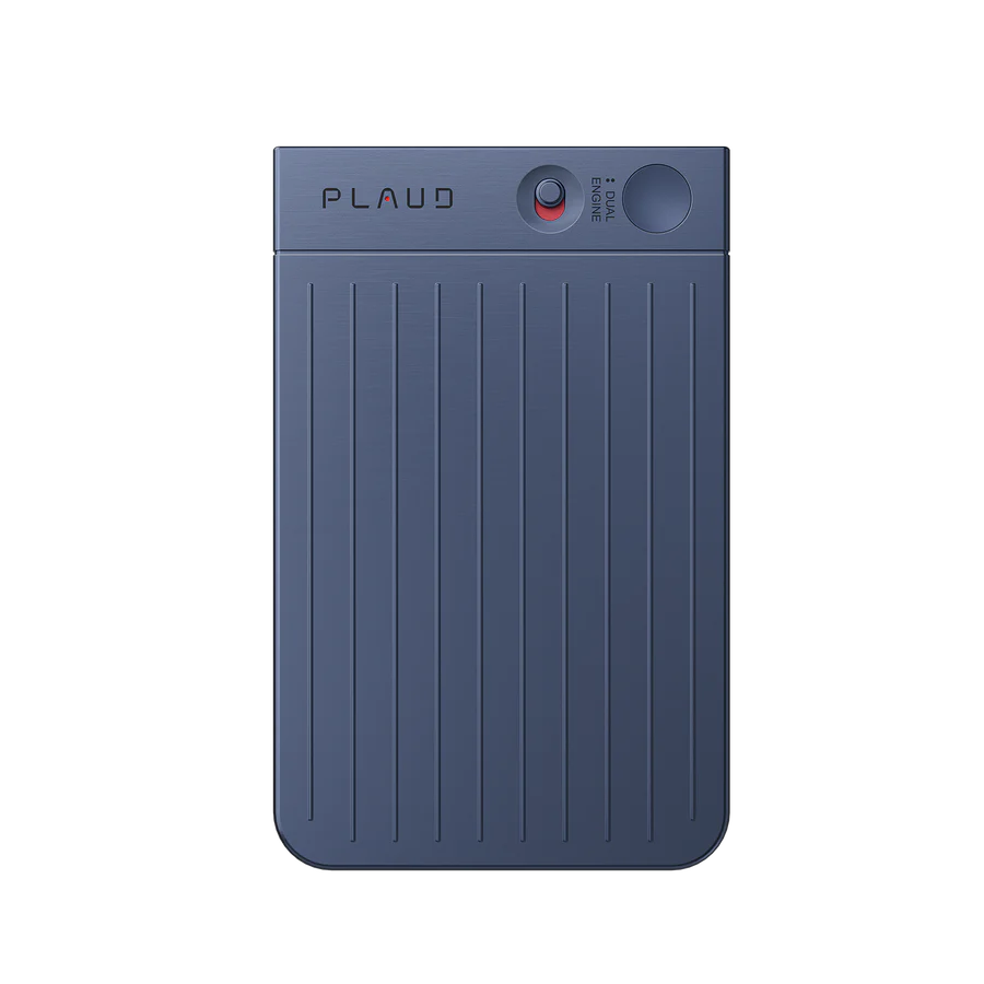 PLAUD NOTE TRANSCRIBE AI VOICE RECORDER SUMMARIZE NAVY BLUE NB-100