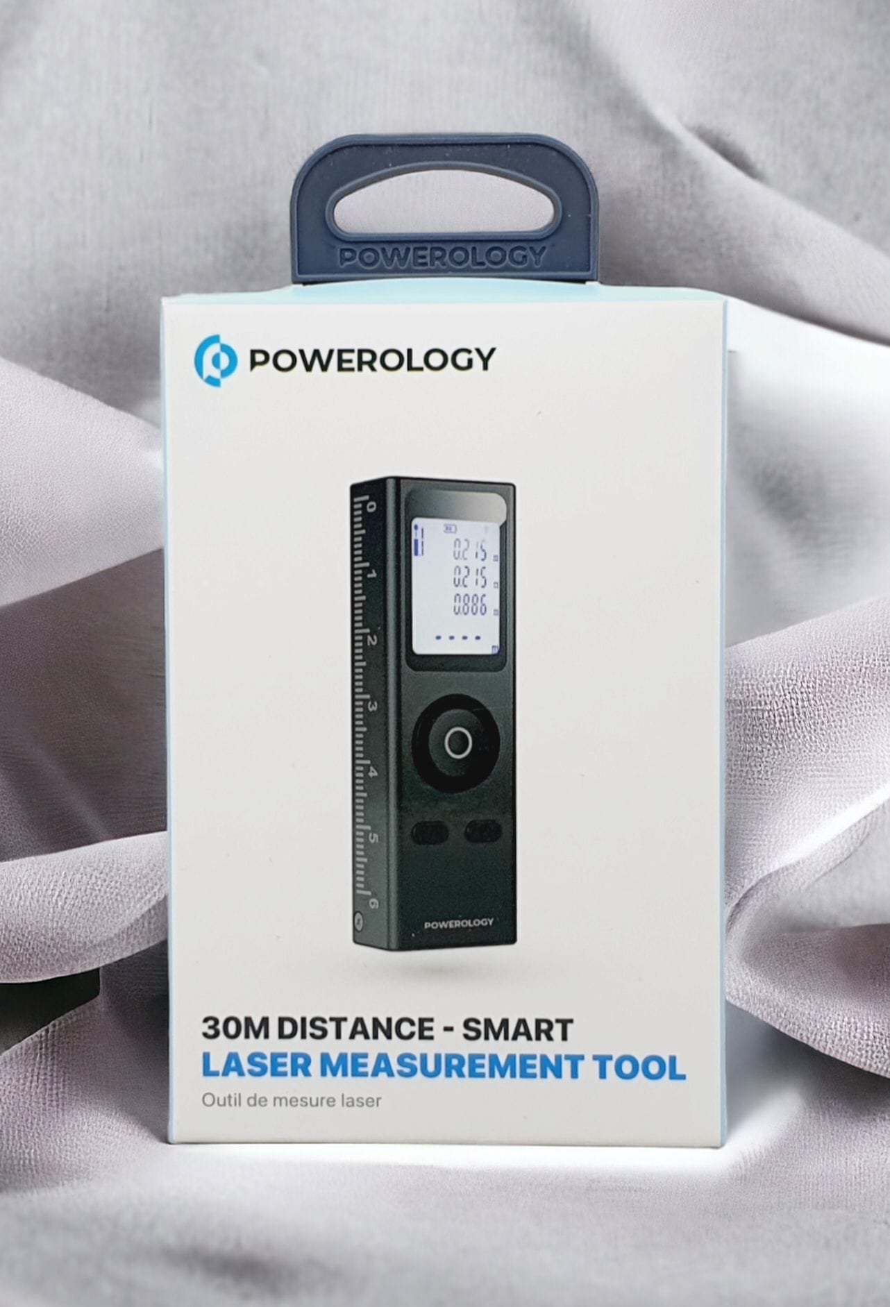 POWEROLOGY 30M DISTANCE SMART LASER MEASUREMENT TOOL BLACK P30MLRFBK thumbnail 3