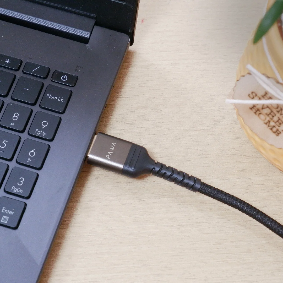 PAWA EL CARO SERIES HDMI TO HDMI 8K PREMIUM BRAIDED CABLE 5M BLACK PW-ELHD8K5M-BK thumbnail 2