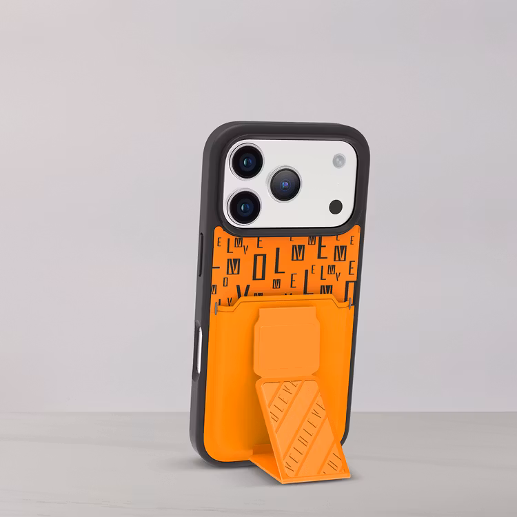 LEVELO MORPHIX IPHONE 17 PRO GRIPSTAND CASE WITH CARD HOLDER SUNRISE ORANGE LVLMRPGCIP17PSORG thumbnail 8
