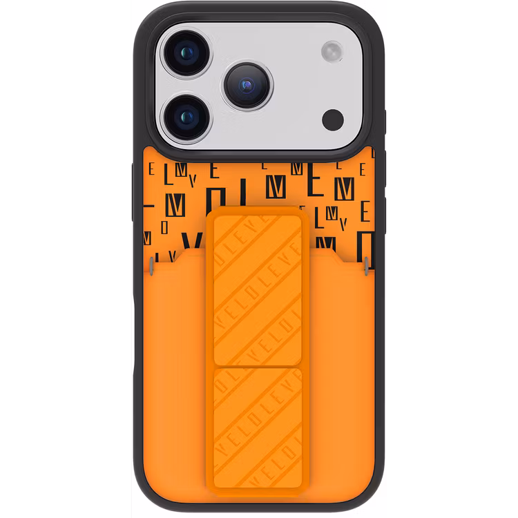 LEVELO MORPHIX IPHONE 17 PRO MAX GRIPSTAND CASE WITH CARD HOLDER SUNRISE ORANGE LVLMRPGCIP17PMSORG thumbnail 12