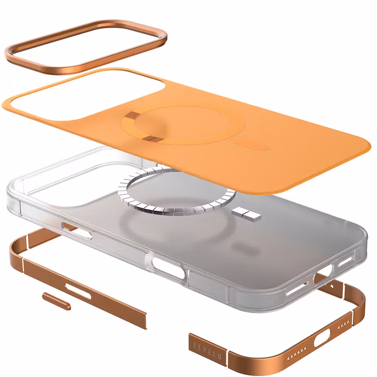 LEVELO OPULIS IPHONE 17 PRO MAX MAGSAFE FROSTED CASE SUNRISE ORANGE LVLOPU17OMSORG thumbnail 2