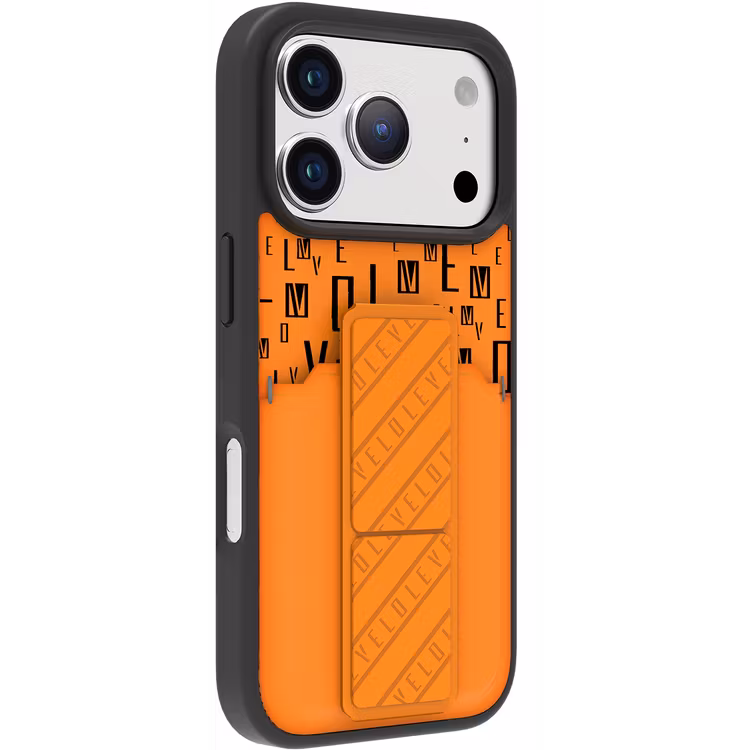 LEVELO MORPHIX IPHONE 17 PRO MAX GRIPSTAND CASE WITH CARD HOLDER SUNRISE ORANGE LVLMRPGCIP17PMSORG thumbnail 2