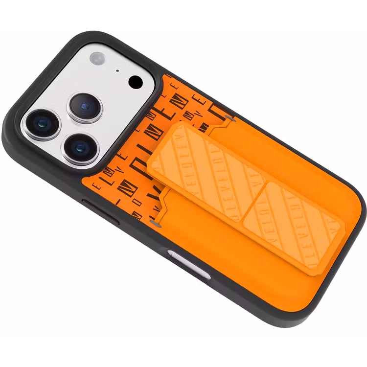 LEVELO MORPHIX IPHONE 17 PRO MAX GRIPSTAND CASE WITH CARD HOLDER SUNRISE ORANGE LVLMRPGCIP17PMSORG thumbnail 10
