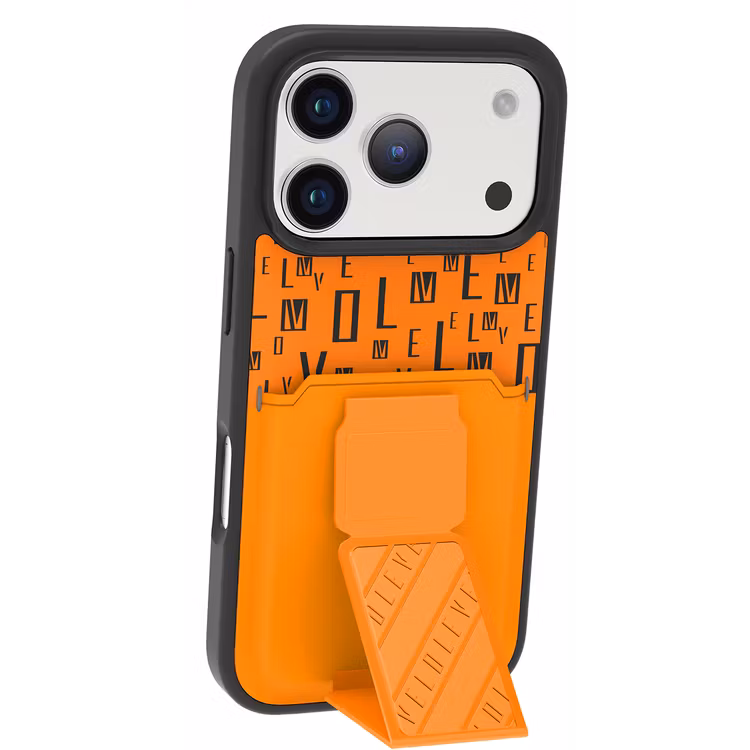 LEVELO MORPHIX IPHONE 17 PRO MAX GRIPSTAND CASE WITH CARD HOLDER SUNRISE ORANGE LVLMRPGCIP17PMSORG thumbnail 13