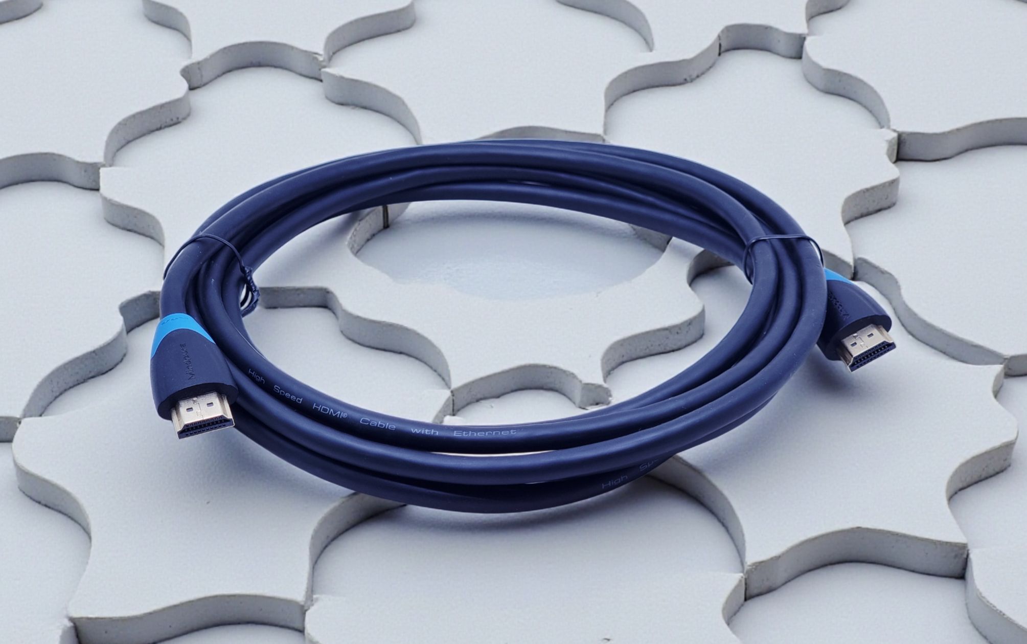 MINDPURE HDMI CABLE WITH BLACK & BLUE ROUND WIRE 3M LX10004