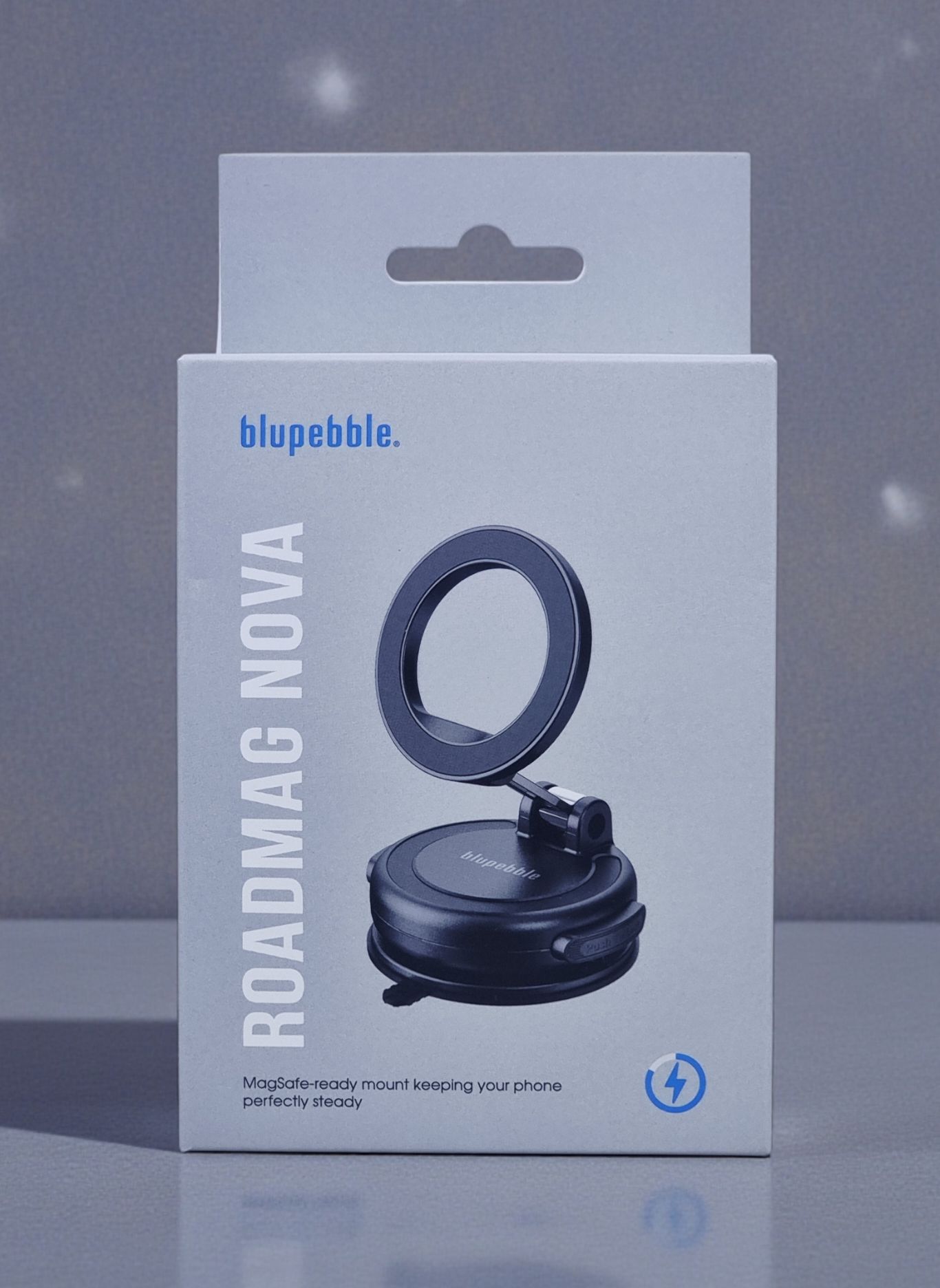 BLUPEBBLE ROADMAG AXIS COMPATIBLE WITH MAGSAFE PHONE HOLDER BLACK BP-ROADMAGAXIS-BK