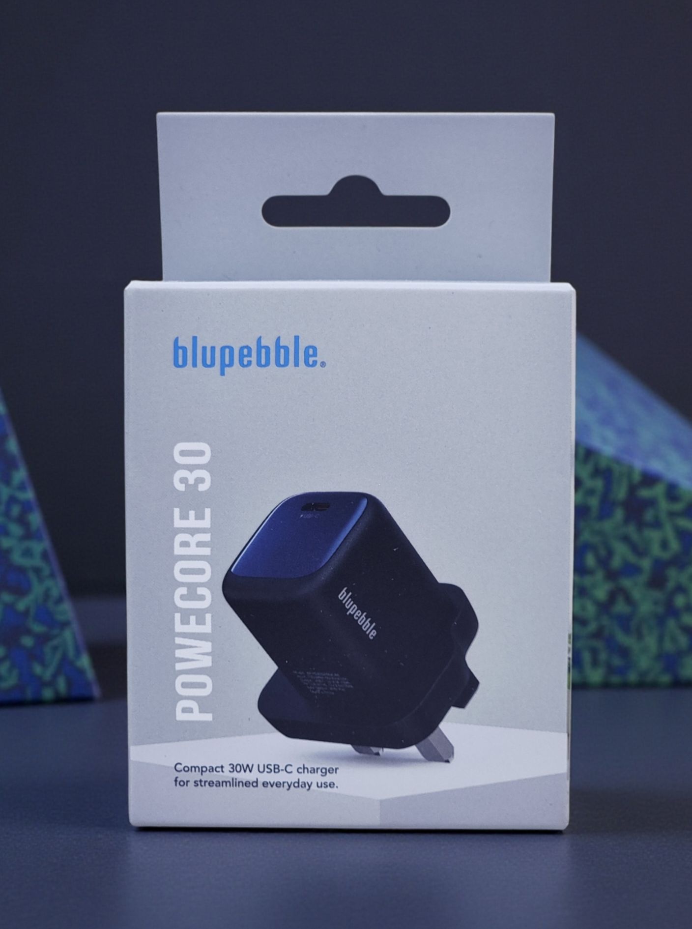 BLUPEBBLE POWERCORE 30W USB C CHARGER BLACK BP-PD30GANUK-BK