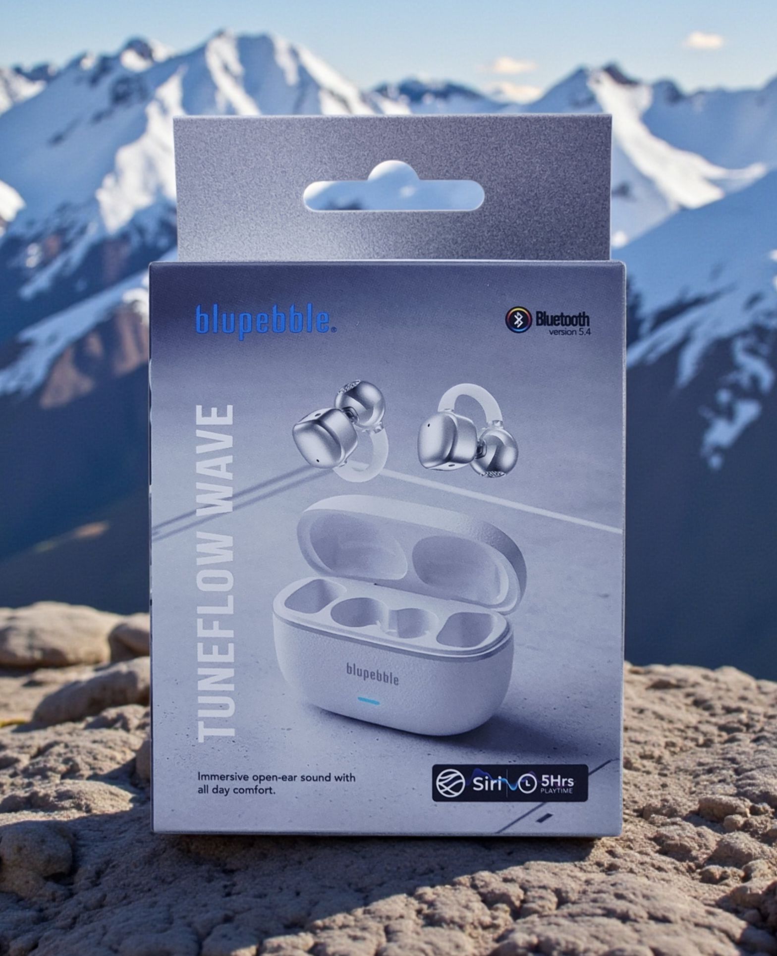 BLUPEBBLE TUNEFLOW WAVE TRUE WIRELESS EARBUDS BLACK BP-TWSTFWAVE-BK