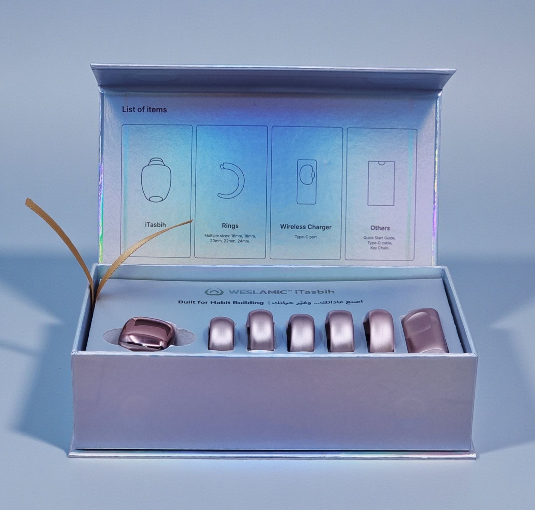 WESLAMIC ITASBIH FAITH + ROSE GOLD